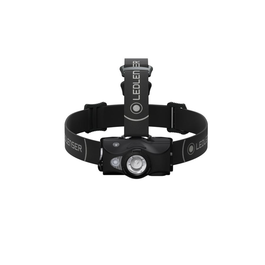 Ledlenser MH8 - перезаряджуваний світлодіодний налобний ліхтар з регульованою яскравістю LED/2xAA/1550 мА·год IP54 600 лм 60 годин чорний