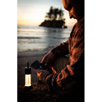 Ledlenser ML6 CONNECT — диммируемый перезаряжаемый фонарь с тёплым светом, LED, аккумулятор 3000 mAh, IP66, 750 lm + дистанционное управление