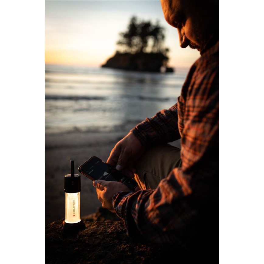 Ledlenser ML6 CONNECT — диммируемый перезаряжаемый фонарь с тёплым светом, LED, аккумулятор 3000 mAh, IP66, 750 lm + дистанционное управление