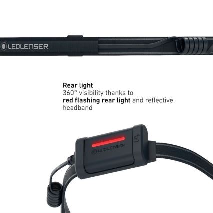 Ledlenser NEO3 - LED налобний ліхтар з регульованою яскравістю LED/3xAAA IP54 400 лм 20 год чорний