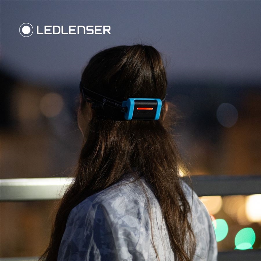 Ledlenser NEO3 - налобний LED-ліхтар з регульованою яскравістю LED/3xAAA IP54 400 lm 20 h синій