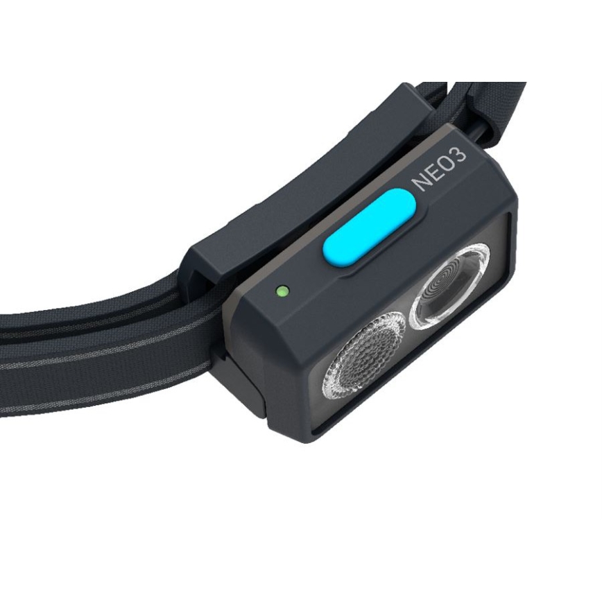 Ledlenser NEO3 - налобний LED-ліхтар з регульованою яскравістю LED/3xAAA IP54 400 lm 20 h синій