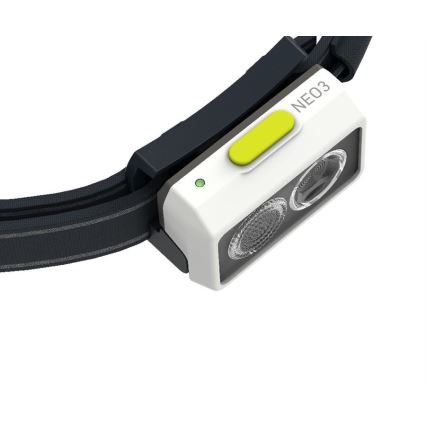 Ledlenser NEO3 - светодиодный налобный фонарь с регулировкой яркости LED/3xAAA IP54 400 лм 20 ч чёрный/белый