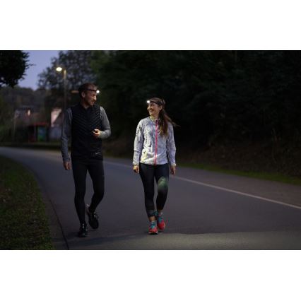 Ledlenser NEO5R - перезаряджуваний налобний світлодіодний ліхтар з регульованою яскравістю LED/1800 мА·год IP54 600 лм 35 год чорний/білий