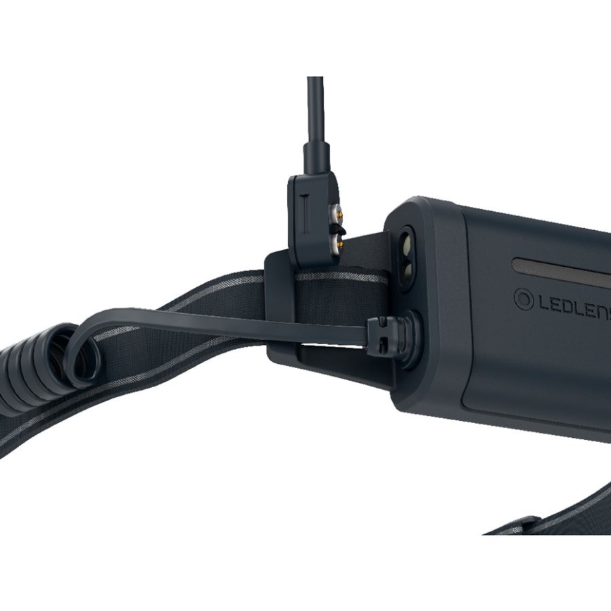 Ledlenser NEO5R - перезаряджуваний налобний світлодіодний ліхтар з регульованою яскравістю LED/1800 мА·год IP54 600 лм 35 год чорний/білий