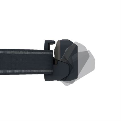 Ledlenser NEO5R - світлодіодний налобний ліхтар із регульованою яскравістю, акумулятор 1800mAh, IP54, 600 lm, 35 h, чорний