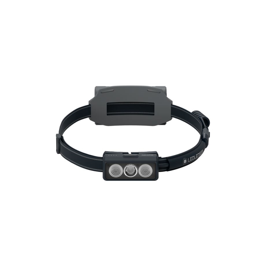 Ledlenser NEO9R - LED перезаряжаемый налобный фонарь с регулировкой яркости LED/5000 мА·ч IP54 1200 лм 120 ч чёрный/серый