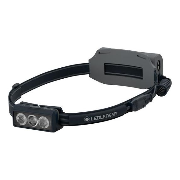 Ledlenser NEO9R - LED перезаряжаемый налобный фонарь с регулировкой яркости LED/5000 мА·ч IP54 1200 лм 120 ч чёрный/серый