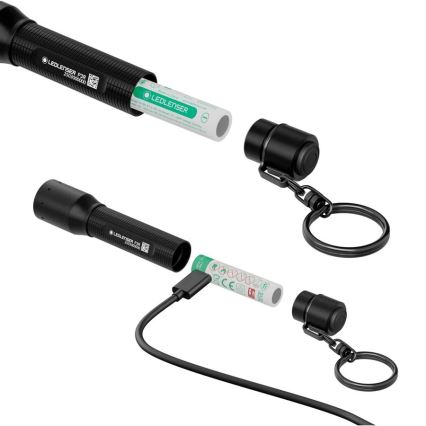 Ledlenser P3R - світлодіодний заряджуваний ліхтар з регульованою яскравістю LED/1xAAA/300 mAh IP54 130 лм 8 год чорний