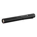 Ledlenser P4 - світлодіодний ліхтар з регульованою яскравістю, LED/2xAAA, IP54, 180 лм, 23 год, чорний
