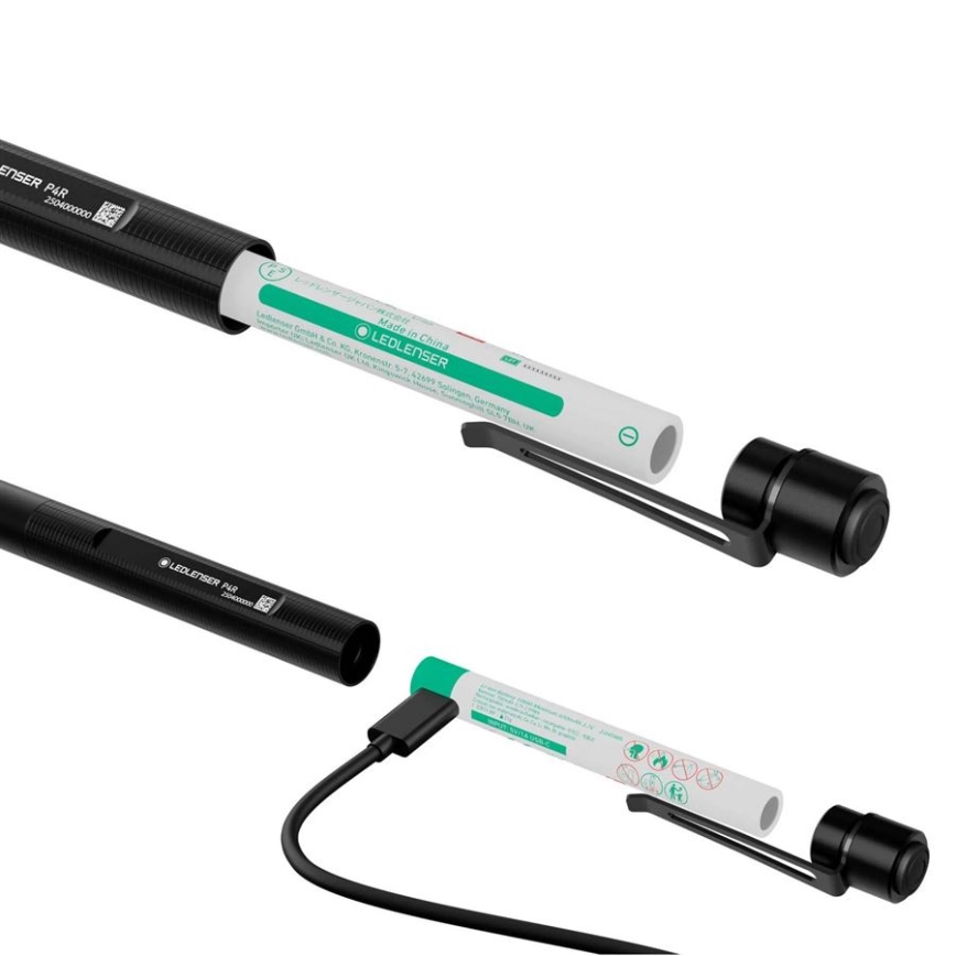 Ledlenser P4R - светодиодный диммируемый перезаряжаемый фонарь LED/1xAAA/700 mAh IP54 300 lm 13 h черный