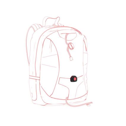 Ледленсер СУ2Р - світлодіодний сигнальний ліхтар, 280 мА·год, чорний