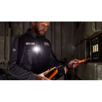 Ledlenser W1R - LED перезаряжаемый рабочий фонарь с клипсой и регулировкой яркости LED/740 mAh IP54 220 lm
