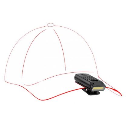 Ledlenser W1R - LED перезаряжаемый рабочий фонарь с клипсой и регулировкой яркости LED/740 mAh IP54 220 lm