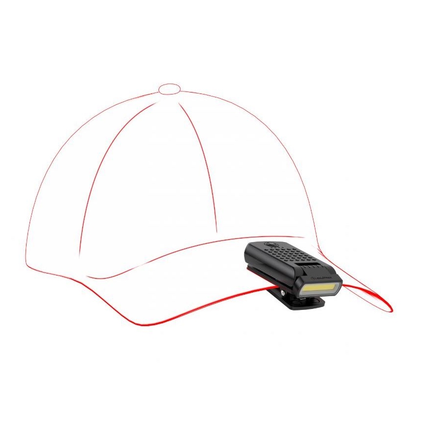 Ledlenser W1R - LED перезаряжаемый рабочий фонарь с клипсой и регулировкой яркости LED/740 mAh IP54 220 lm