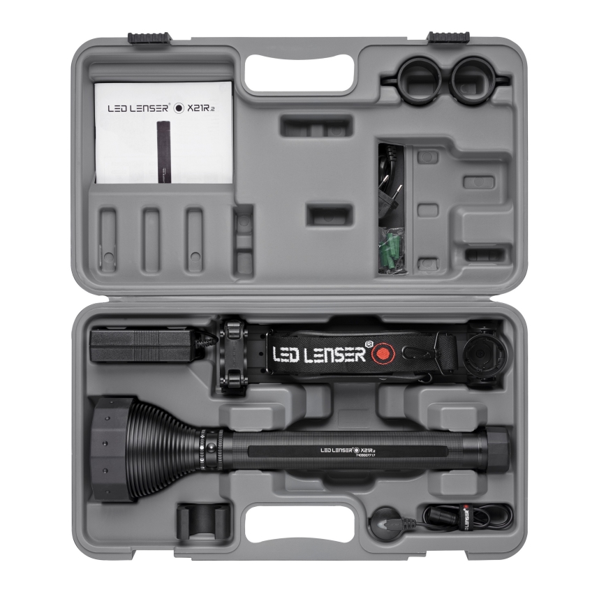 Ledlenser X21R - LED ліхтар з регулюванням яскравості, перезаряджуваний LED/5000 mAh IP54 5000 lm 40 год