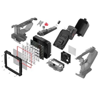 Ledlenser XP30R - світлодіодний ліхтар з регульованою яскравістю, перезаряджуваний, 5000 мА·год, IP54, 32000 лм, 16 год, сірий