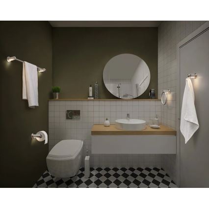 Ledvance - Для ванної кімнати настінна вішалка з LED підсвіткою IP44 3xAAA