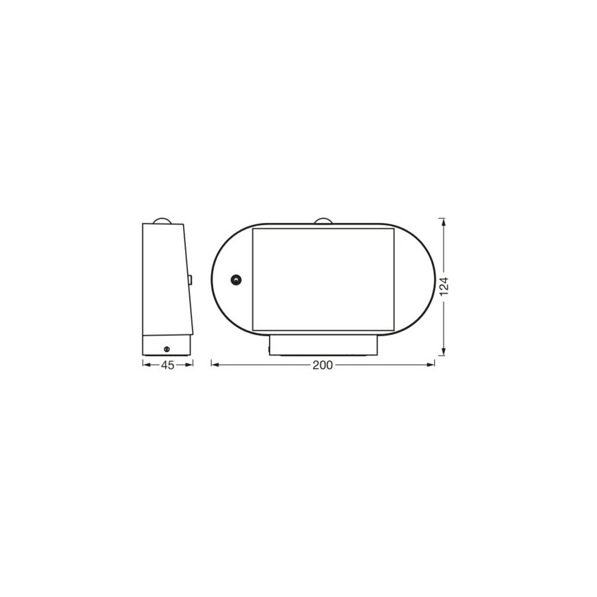 Ledvance - Світильник на сонячних батареях для стіни з LED, датчиком руху та сутінковим сенсором ENDURA STYLE LED/4W/3,7V 2000 mAh IP44