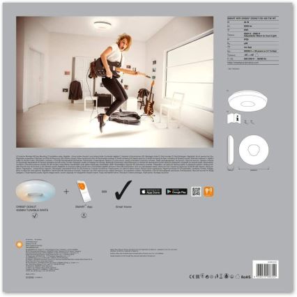 Ledvance - LED Димерний світильник SMART+ DONUT LED/24W/230V 3000K-6500K Wi-Fi
