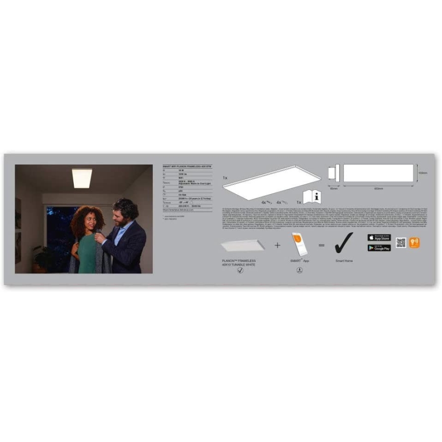 Ledvance - LED Димерний світильник SMART+ FRAMELESS LED/16W/230V 3000K-6500K Wi-Fi