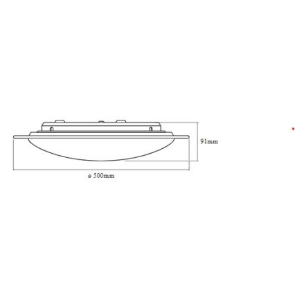Ledvance - Диммируемый потолочный светильник ORBIS SPARKLE LED/24W/230V 2700-6500K диам. 50 см + пульт дистанционного управления