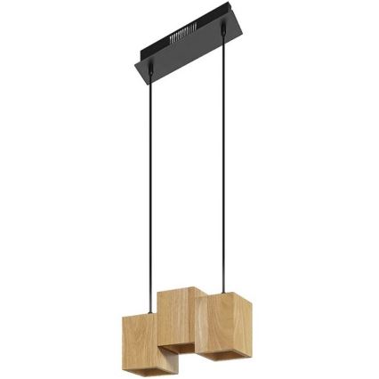 Ledvance - Світильник-люстра на тросі з регулюванням яскравості DECOR WOOD 3xLED/7W/230V Wi-Fi