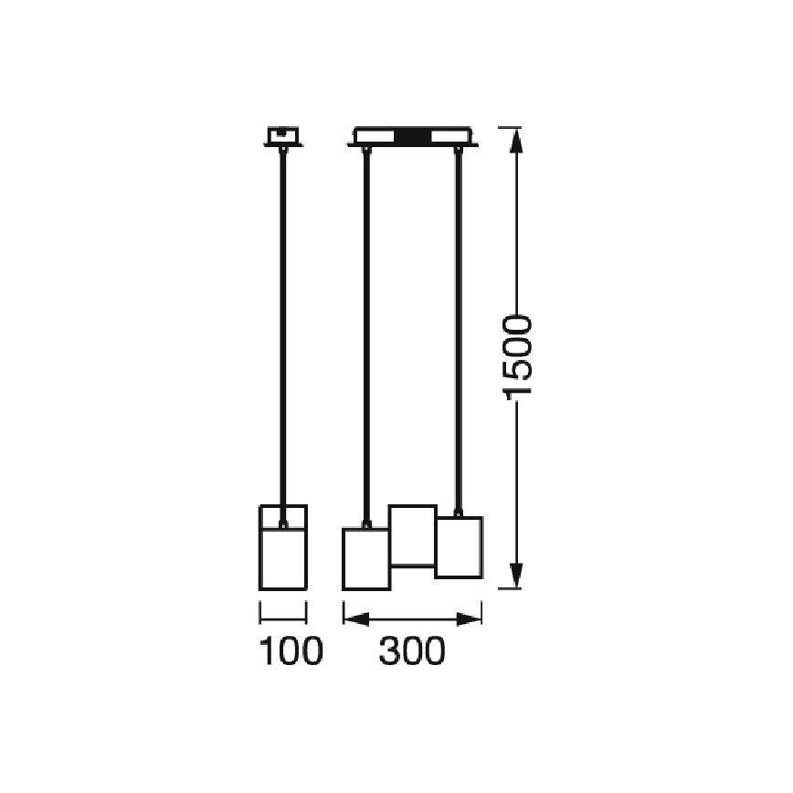 Ledvance - Світильник-люстра на тросі з регулюванням яскравості DECOR WOOD 3xLED/7W/230V Wi-Fi