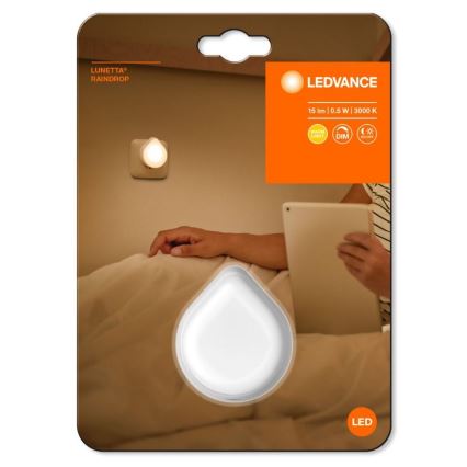 Ledvance - Світлодіодний димований орієнтирний світильник для розетки LUNETTA LED/0,5W/230V