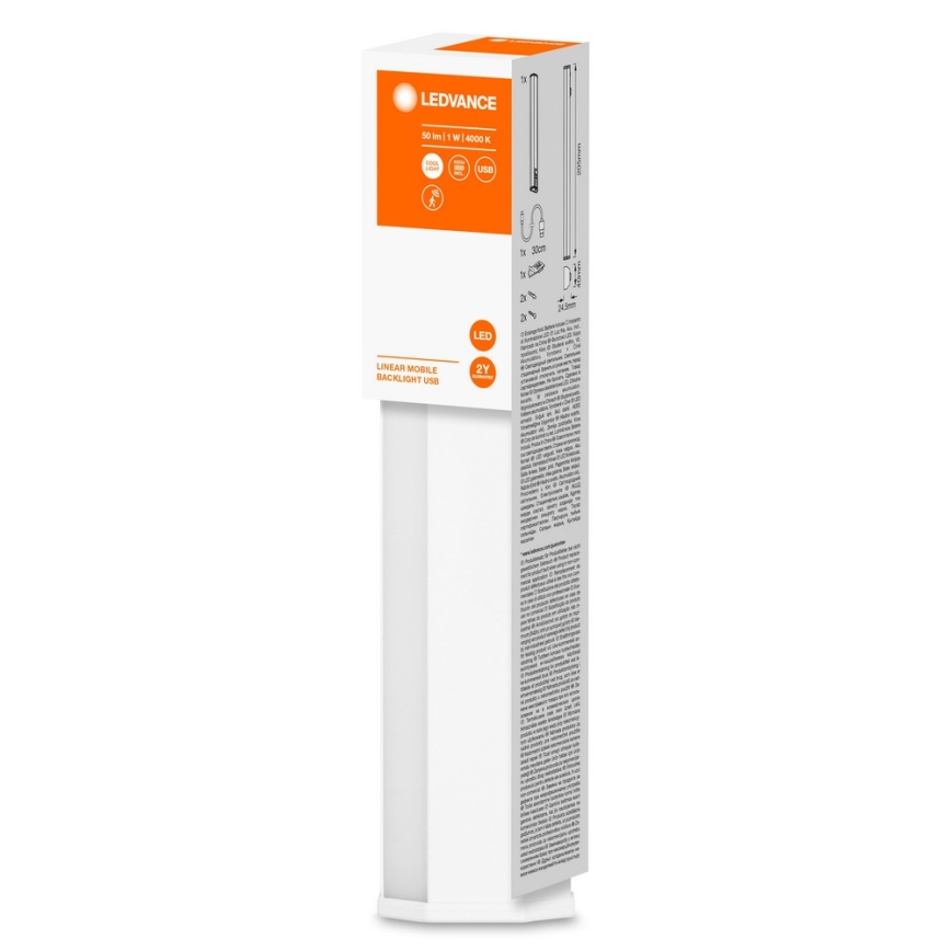 Ledvance - LED Лампа для підсвітки стільниці з датчиком MOBILE LED/1W/5V 20 см