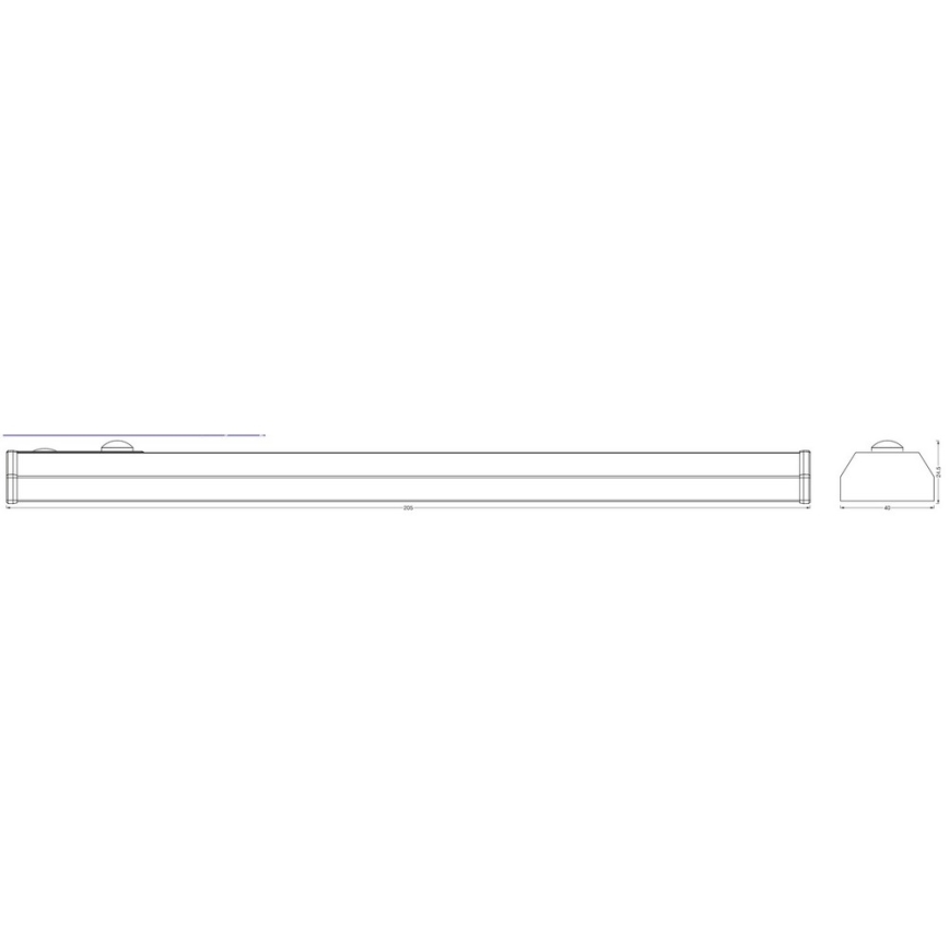 Ledvance - LED Лампа для підсвітки стільниці з датчиком MOBILE LED/1W/5V 20 см