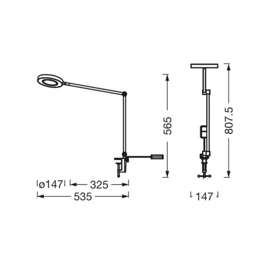Ledvance - LED лампа з затискачем та регулюванням яскравості SUN@HOME LED/15W/230V 2200-5000K CRI 95 Wi-Fi