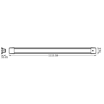 Ledvance - LED Люстра на ланцюгу OFFICE LINE LED/41W/230V 4000K