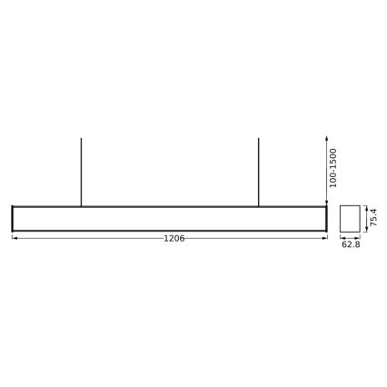 Ledvance - Світлодіодна підвісна люстра з регулюванням яскравості SUN@HOME LED/50W/230V 2200-5000K CRI 95 Wi-Fi