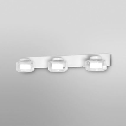Ledvance - LED Настінний світильник для ванної кімнати ORBIS FLAME 3xLED/5,5W/230V 3000/4000K IP44 білий