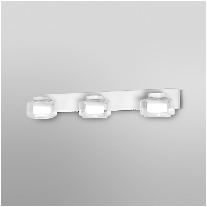 Ledvance - LED Настінний світильник для ванної кімнати ORBIS FLAME 3xLED/5,5W/230V 3000/4000K IP44 білий