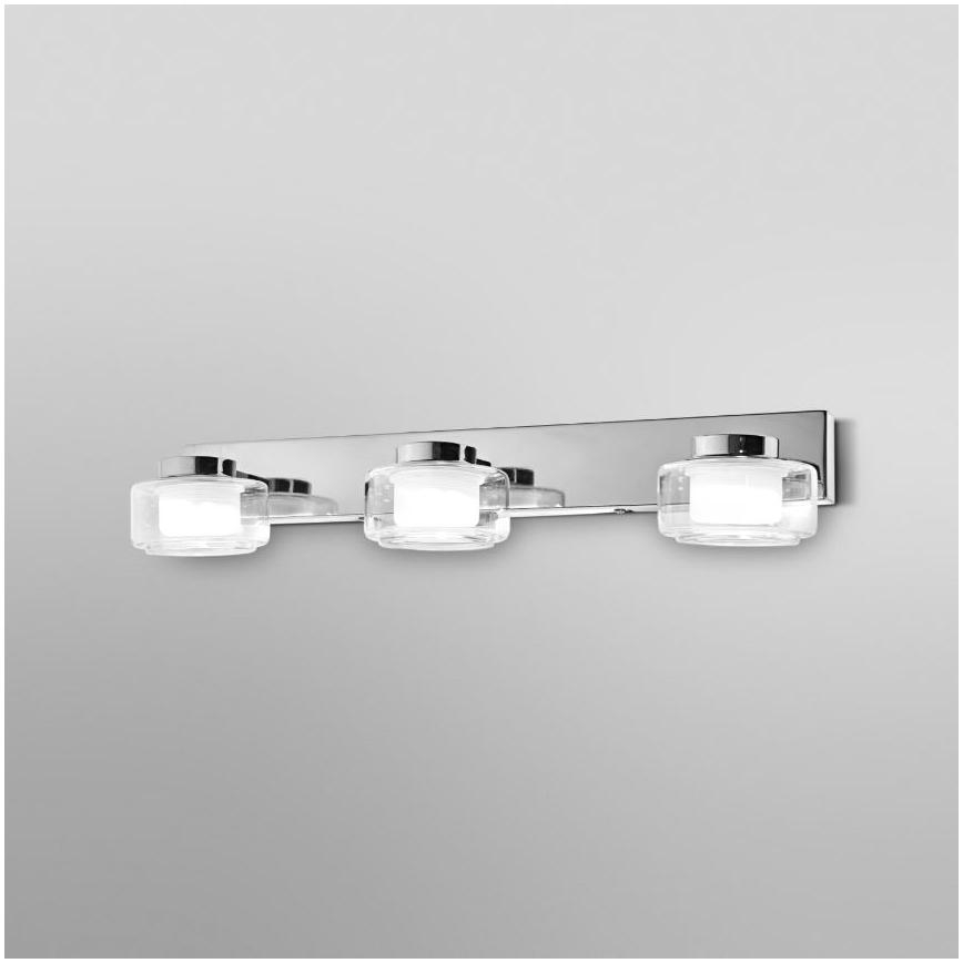 Ledvance - LED Настінний світильник для ванної кімнати ORBIS FLAME 3xLED/5,5W/230V 3000/4000K IP44 хром