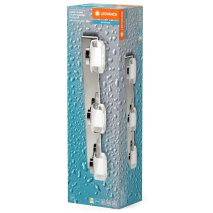 Ledvance - LED Настінний світильник для ванної кімнати ORBIS FLAME 3xLED/5,5W/230V 3000/4000K IP44 хром