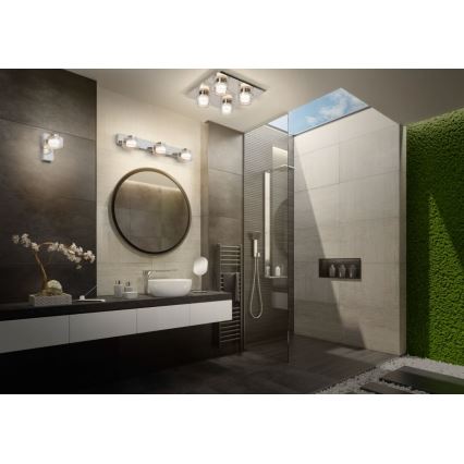Ledvance - LED Настінний світильник для ванної кімнати ORBIS FLAME LED/5,5W/230V 3000/4000K IP44 хром