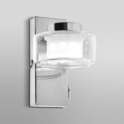 Ledvance - LED Настінний світильник для ванної кімнати ORBIS FLAME LED/5,5W/230V 3000/4000K IP44 хром