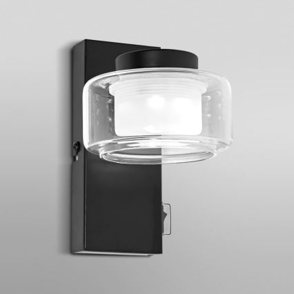 Ledvance - LED Настінний світильник для ванної кімнати ORBIS FLAME LED/5,5W/230V 3000/4000K IP44 чорний