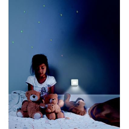 Ledvance - LED нічник з датчиком сутінків LUNETTA LED/0,2W/230V