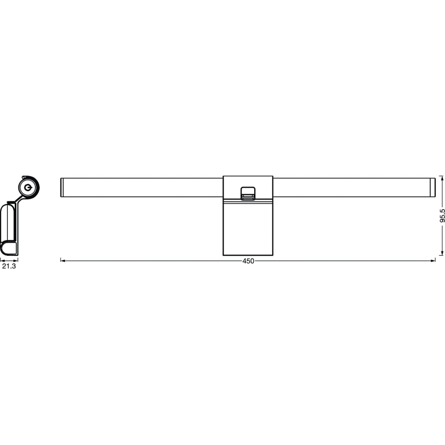 Ledvance - LED Освітлення монітору з регулюванням яскравості SUN@HOME LED/2,5W/5V 2200-5000K CRI 95 Wi-Fi