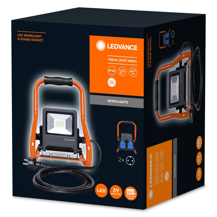 Ledvance - LED Прожектор R-STAND LED/20W/230V IP44