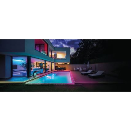 Ledvance - LED RGB Димерна зовнішня стрічка FLEX 5м LED/23W/230V IP44 + дистанційне управління