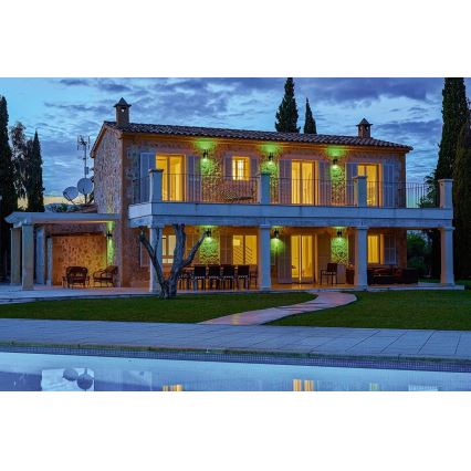 Ledvance - Світильник зовнішній RGB LED з регулюванням яскравості SMART+ ROTARY 2xLED/5W/230V IP44 Wi-Fi