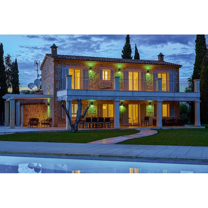 Ledvance - Світильник зовнішній RGB LED з регулюванням яскравості SMART+ ROTARY 2xLED/5W/230V IP44 Wi-Fi