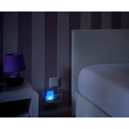 Ledvance - LED RGB Нічний світильник з датчиком LUNETTA LED/0,28W/230V