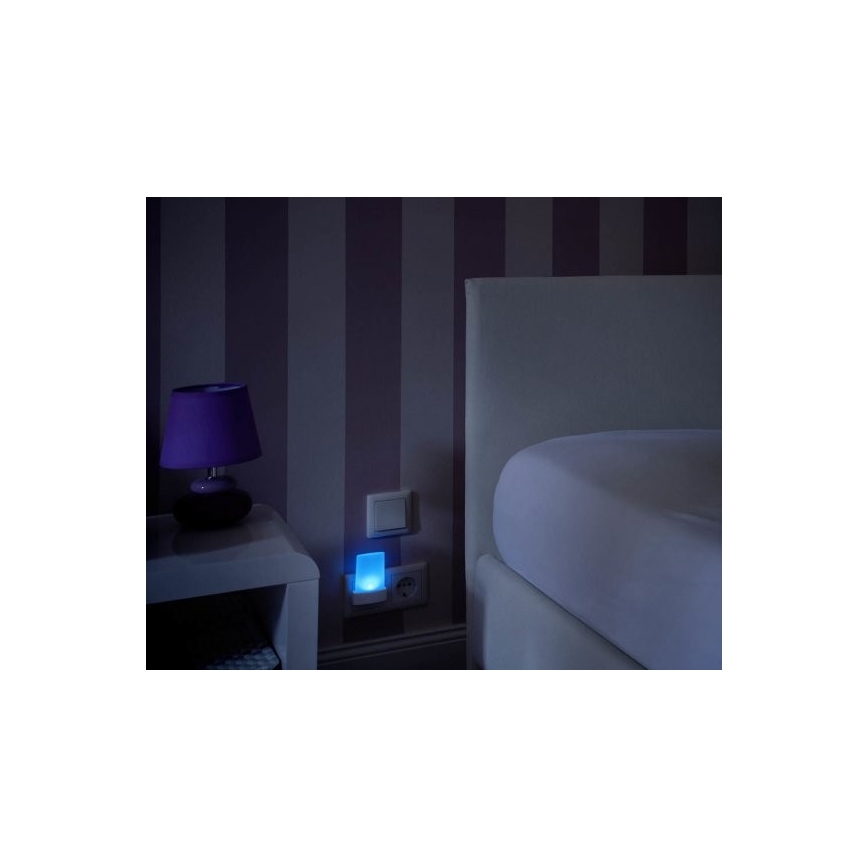 Ledvance - LED RGB Нічний світильник з датчиком LUNETTA LED/0,28W/230V