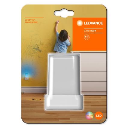 Ledvance - LED RGB Нічний світильник з датчиком LUNETTA LED/0,28W/230V